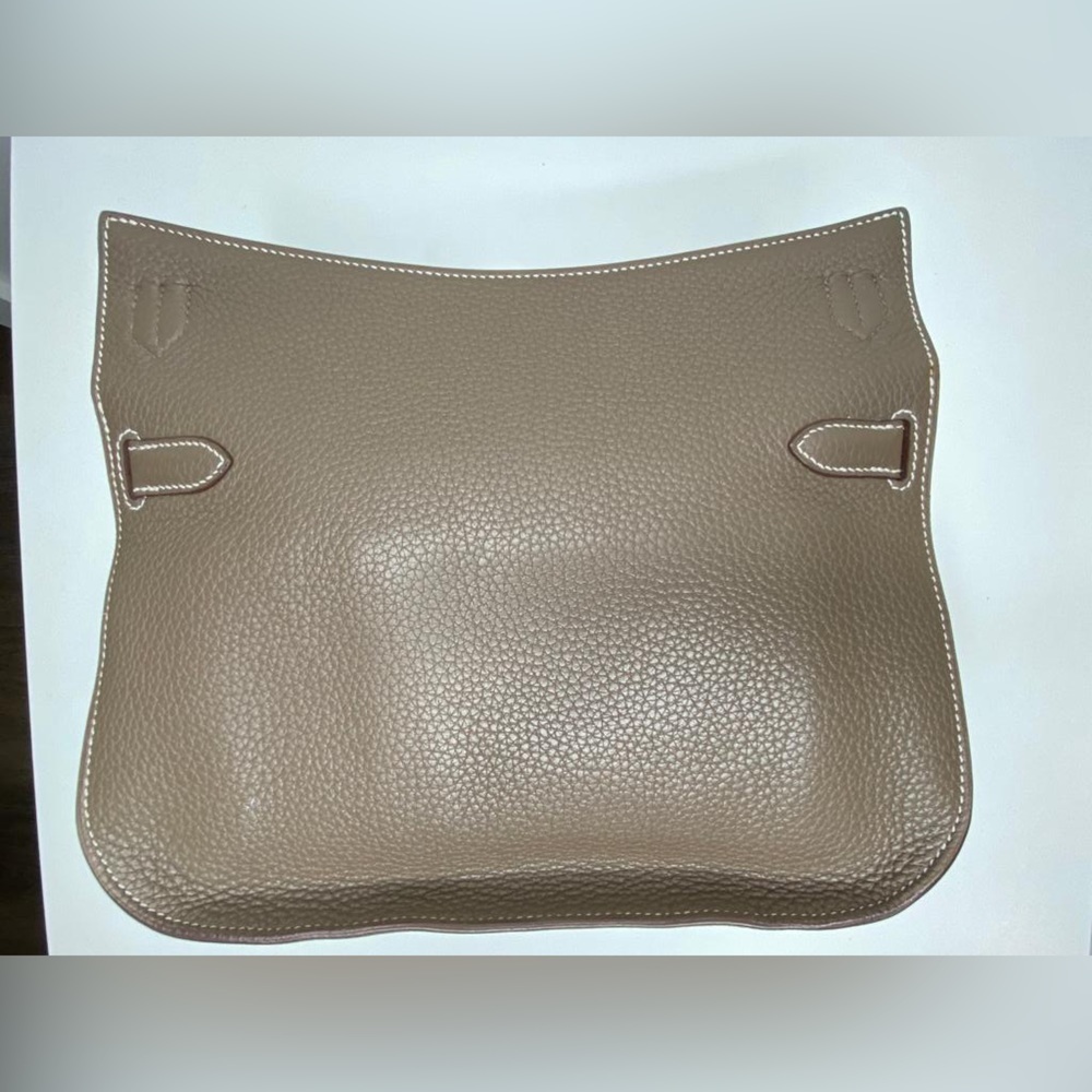 Hermès Jypsière 34 – Étoupe Clemence, Palladium Hardware – Crossbody Messenger - Picture 7 of 9